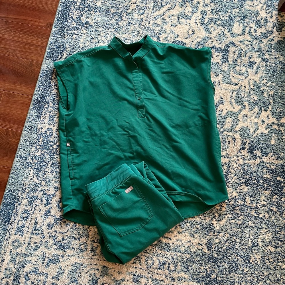 Figs Hunter Green set - S